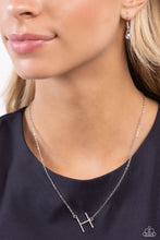 Load image into Gallery viewer, Paparazzi INITIALLY Yours - H - Multi Necklace (Iridescent)
