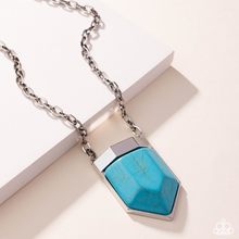Load image into Gallery viewer, Paparazzi Pendant Passage - Blue Necklace (2025 February Empower Me Pink)
