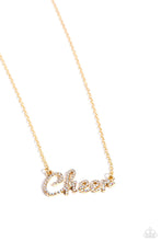 Load image into Gallery viewer, Paparazzi Cheer Squad - Gold Necklace
