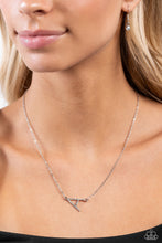 Load image into Gallery viewer, Paparazzi INITIALLY Yours - A - Multi Necklace (Iridescent)