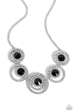 Load image into Gallery viewer, Paparazzi Dramatic Darling - Black Necklace