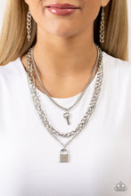 Load image into Gallery viewer, Paparazzi Low Key Layers - Silver Necklace