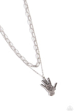 Load image into Gallery viewer, Paparazzi Giving A Hand - Silver Necklace