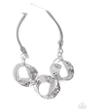 Load image into Gallery viewer, Paparazzi Curly Cabaret - Silver Necklace