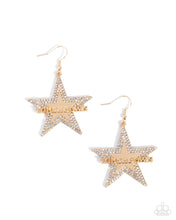 Load image into Gallery viewer, Paparazzi Touchdown Tribute - Gold Earrings