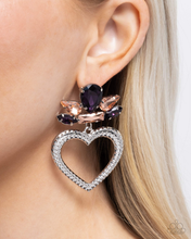 Load image into Gallery viewer, Paparazzi Pushing Perfection - Purple Earrings