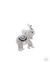 Load image into Gallery viewer, Paparazzi Elephant Embrace - Black Brooch