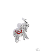 Load image into Gallery viewer, Paparazzi Elephant Embrace - Red Brooch
