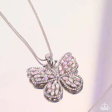 Load image into Gallery viewer, Paparazzi Fame and FLUTTER - Multi (Iridescent) Necklace (Pink Diamond Exclusive)