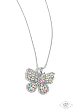 Load image into Gallery viewer, Paparazzi Fame and FLUTTER - Multi (Iridescent) Necklace (Pink Diamond Exclusive)