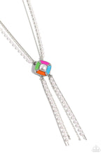 Load image into Gallery viewer, Paparazzi I Pinky SQUARE - Multi Necklace