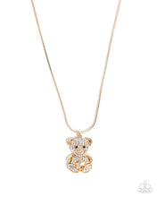 Load image into Gallery viewer, Paparazzi Cuddly Chic - Gold Necklace