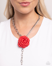 Load image into Gallery viewer, Paparazzi ROSE and Cons - Red Necklace