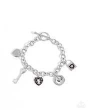 Load image into Gallery viewer, Paparazzi Momentary Bliss - Purple Necklace & Paparazzi Momentary Balance - Purple Bracelet Set