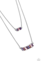 Load image into Gallery viewer, Paparazzi Easygoing Emeralds - Purple Necklace