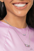 Load image into Gallery viewer, Paparazzi Easygoing Emeralds - Purple Necklace