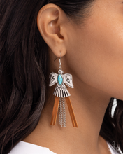 Load image into Gallery viewer, Paparazzi Southwestern Selfie - Blue Earrings