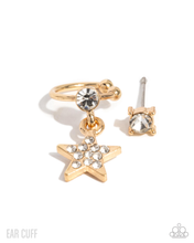 Load image into Gallery viewer, Paparazzi Cosmic Cool - Gold Earrings