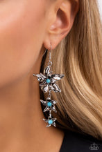 Load image into Gallery viewer, Paparazzi Tapered Tiers - Blue Earrings