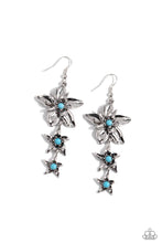 Load image into Gallery viewer, Paparazzi Tapered Tiers - Blue Earrings