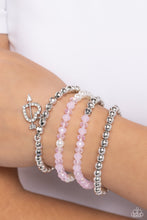Load image into Gallery viewer, Paparazzi Heart-struck Haute - Pink Bracelet
