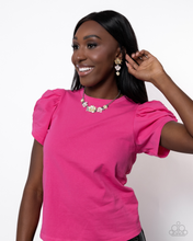 Load image into Gallery viewer, Paparazzi Bouquet Brilliance - Yellow Necklace & Paparazzi Balanced Bouquet - Yellow Earrings (Clip On) Set