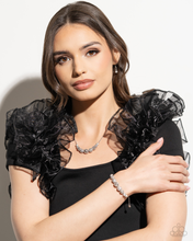 Load image into Gallery viewer, Paparazzi Gilded Gift - White Necklace & Paparazzi Steampunk Season - White Bracelet Set