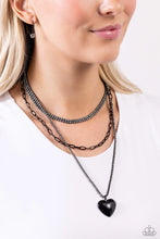 Load image into Gallery viewer, Paparazzi Caring Cascade - Black Necklace