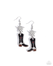 Load image into Gallery viewer, Paparazzi Compelling Cowboy - Black Earrings