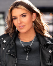 Load image into Gallery viewer, Paparazzi ROSE and Cons - Black Necklace (2024 EmpowerMe Pink)