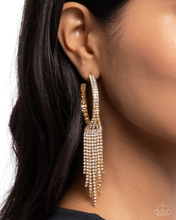 Load image into Gallery viewer, Paparazzi Jaw-Dropping Jubilee - Gold Earrings
