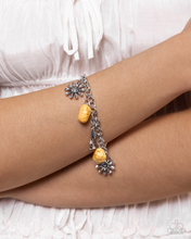 Load image into Gallery viewer, Paparazzi Cowboy Casanova - Yellow Necklace & Paparazzi Badlands Beau - Yellow Bracelet Set