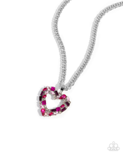 Load image into Gallery viewer, Paparazzi Romance is a Bonus - Pink Necklace