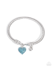 Load image into Gallery viewer, Paparazzi Heart Hour - Blue Bracelet