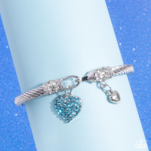 Load image into Gallery viewer, Paparazzi Heart Hour - Blue Bracelet