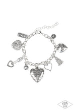 Load image into Gallery viewer, Paparazzi Pure In Heart - Silver Bracelet (Black Diamond Exclusive)

