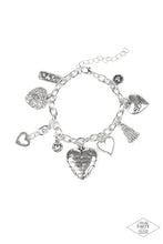 Load image into Gallery viewer, Paparazzi Pure In Heart - Silver Bracelet (Black Diamond Exclusive)