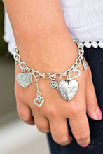 Load image into Gallery viewer, Paparazzi Pure In Heart - Silver Bracelet (Black Diamond Exclusive)
