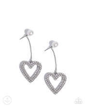 Load image into Gallery viewer, Paparazzi Valentines Vision - White Earrings