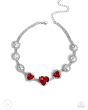 Load image into Gallery viewer, Paparazzi Valentines Vibe - Red Necklace (Choker)