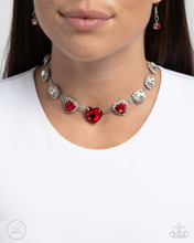 Load image into Gallery viewer, Paparazzi Valentines Vibe - Red Necklace (Choker)