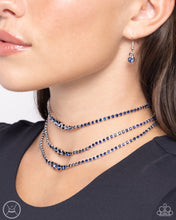 Load image into Gallery viewer, Paparazzi Dynamite Debut - Blue Necklace (Choker)
