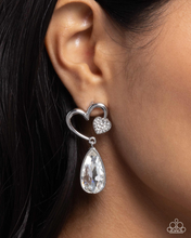 Load image into Gallery viewer, Paparazzi Coupling Up - White Earrings