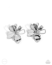 Load image into Gallery viewer, Paparazzi Sweetness and Light - Silver Earrings (Clip On)