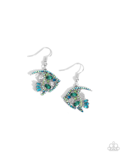 Load image into Gallery viewer, Paparazzi Fancy Free Fish - Green Earrings