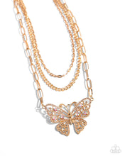Load image into Gallery viewer, Paparazzi Winged Wonder - Gold Necklace