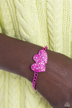 Load image into Gallery viewer, Paparazzi Low-Key Lovestruck - Pink Necklace & Paparazzi Lovestruck Lineup - Pink Bracelet Set
