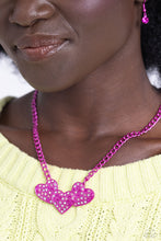 Load image into Gallery viewer, Paparazzi Low-Key Lovestruck - Pink Necklace & Paparazzi Lovestruck Lineup - Pink Bracelet Set