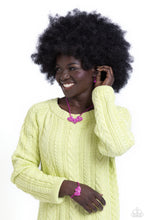 Load image into Gallery viewer, Paparazzi Low-Key Lovestruck - Pink Necklace & Paparazzi Lovestruck Lineup - Pink Bracelet Set