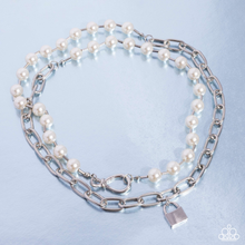 Load image into Gallery viewer, Paparazzi Infinite Industry - White Necklace (August 2024 Life Of The Party)